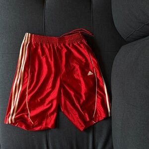 Adidas Red Basketball Shorts